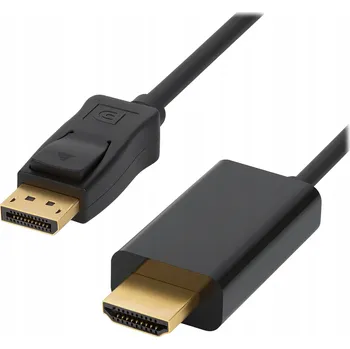 Zabezpečení domácnosti KABEL DISPLAY PORT - HDMI POZLACENÝ 2 M HQ VYSOKÁ KVALITA OBRAZU