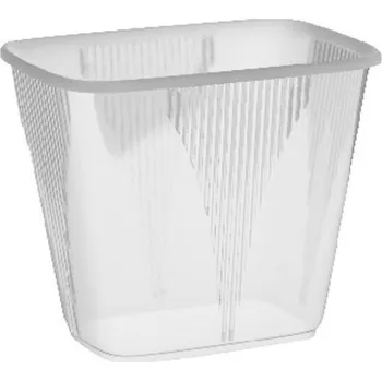 Krabice na pečivo Miska hranatá plastová 500 ml / 100 kusů