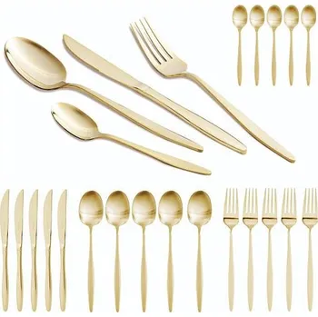 Příbor BerlingerHaus Sada příborů nerez 24 ks leštěná Champagne BH-3061