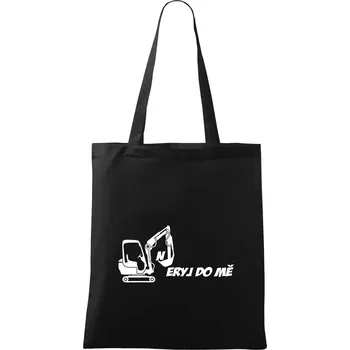 Neryj do mě - Taška bavlněná - 42 x 38 cm ( Černá )