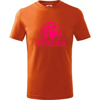 Chlapecké tričko Dogmother - Tričko dětské bavlněné - 146 cm/10 let ( Oranžová )