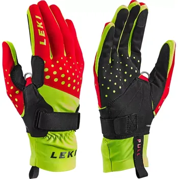 Módní doplněk LEKI Glove Nordic Race Shark red-yellow-black