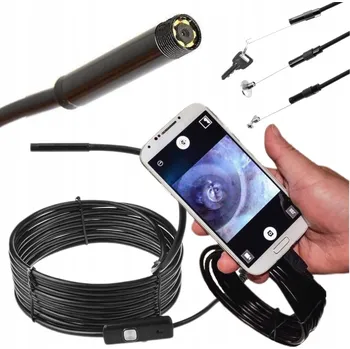 IP kamera INSPEKČNÍ KAMERA ENDOSKOP DO DÍLNY, MOBILNÍ, 5M USB, IP67, PRO TELEFON