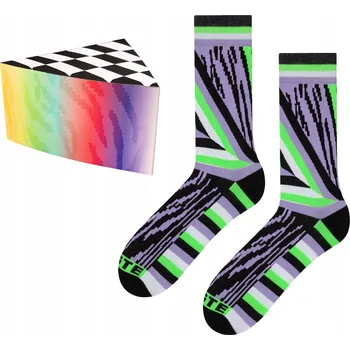 Pánské oblečení Pánské FLUO UV Ponožky ZOOKSY velikost 41-46, barevné, bavlněné, dlouhé