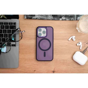 Pouzdro na mobilní telefon Swissten POUZDRO MAGSTICK FLEX PRO APPLE IPHONE 11 PRO FIALOVÉ