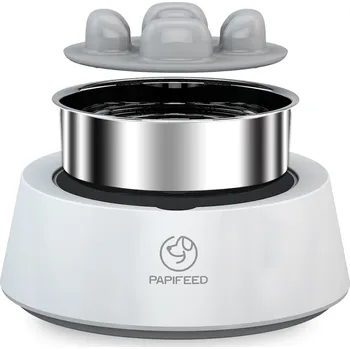 Jedna kovová miska PAPIFEED bílá 0,5 l