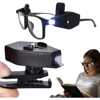 Lampička VÍCEÚČELOVÁ LED LAMPičKA NA ČTENÍ S KLIPEM NA BRÝLE NEBO ZA KRK 2SZT