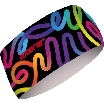 Čelenka Dětská čelenka AXONE RAINBOW UNI Černá, Mix