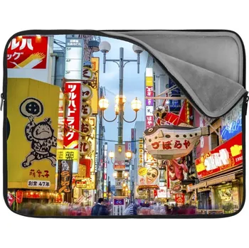 pouzdro na notebook Sablio Obal na notebook Noční ulička - 13"