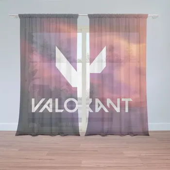 Záclona Sablio Záclony VALORANT Glow: 2ks 150x250cm