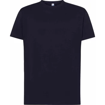 TRIČKO PÁNSKÉ BAVLNĚNÉ Pracovní tričko HLADKÉ lehké JHK TSRA170 námořnická modrá S