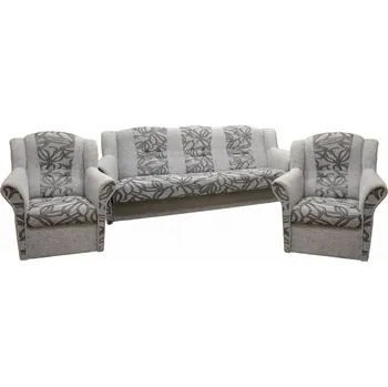 Sedací souprava FALCO Krista 3+1+1 bergamo světle šedá