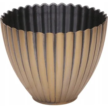 Květináč Květináč obal zlatý 16cm