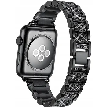 Náramek GLITROVÝ ČERNÝ NÁRAMEK PRO APPLE WATCH 42MM