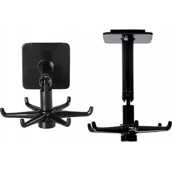 Věšák Otočný kuchyňský/koupelnový věšák s 6 rameny, nalepovací