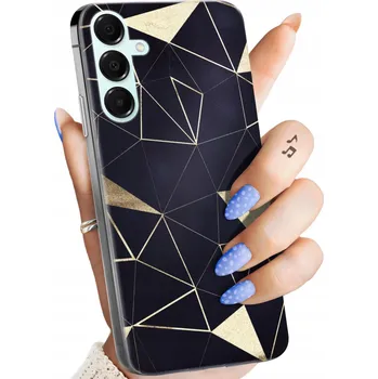 Pouzdro na mobilní telefon Zadní Kryt Hello Case pro Samsung Galaxy A16 5G zlatý