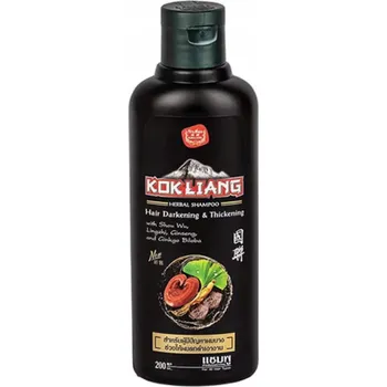 Šampon Kokliang Bylinný šampon pro ztmavení a zahuštění vlasů bez šampon 200 Ml