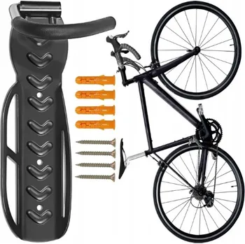 Věšák Univerzální ocelový nástěnný držák na kolo, nosnost 30 kg