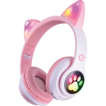 Sluchátka Bezdrátová sluchátka přes uši Defender Bluetooth LED s oušky