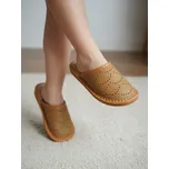 Dětské bačkůrky letní hnědé, Dětské boty 34