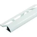 Lišta PVC ukončovací s přep. 8mm bílá