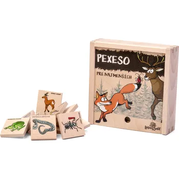 Karetní hra Lesní svět Pexeso klasické – Pre najmenších SK