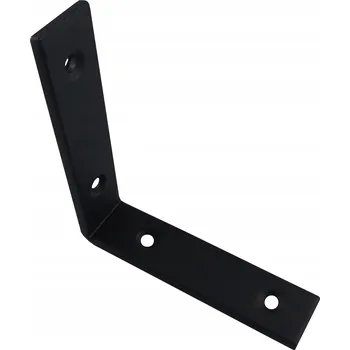 Tesařské kování Úhelník tesařský spojovací 100x100x25 5mm SILNÝ ČERNÝ