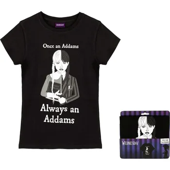 TRIČKO WEDNESDAY Erv 40981 černé Velikost: 134-140