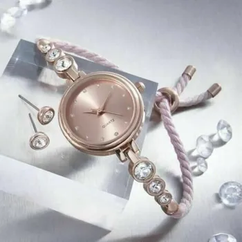 Hodinky Hodinky + náušnice s křišťály Swarovski