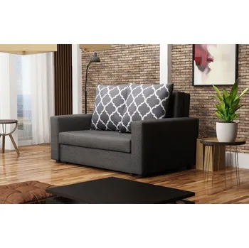 Obývací pokoj FALCO Rozkládací křeslo Astra II Malmo 95/Bella 096 tm.šedá