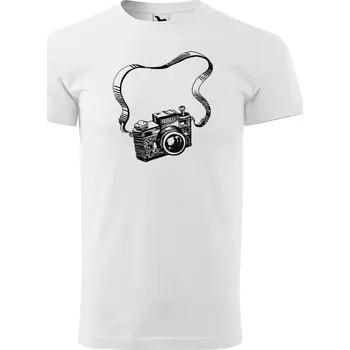 Pánské oblečení Sablio Tričko s potiskem Pro fotografa - bílé S