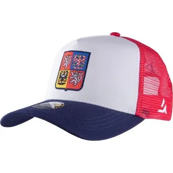 Kšiltovka Dětská trucker kšiltovka FLLÖS T-CAP CZECH 9 UNI Červená, Bílá, Modrá, Mix