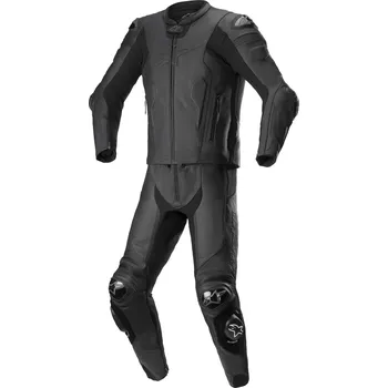 Moto kombinéza Dvoudílná kombinéza missile v2, tech-air kompatibilní, alpinestars (černá/černá, vel. 52)