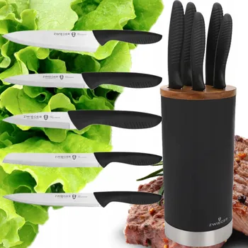 Kuchyňský nůž Sada nožů v bloku Zwieger Rocca 5 ks