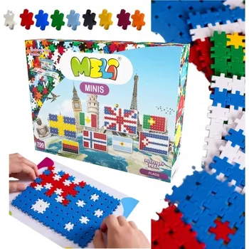 ostatní stavebnice Stavebnice Meli Minis Flags 700ks
