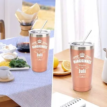 Termohrnek Termohrnek s brčkem Termos Ocel 600 ml