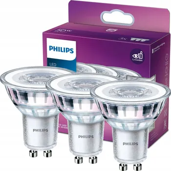 Žárovka LED žárovky Philips GU10 studená bílá 220-240 V 3 kusy