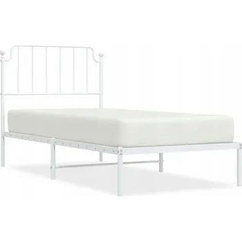 Postel Jednolůžková kovová postel GV1 90x200 bílá