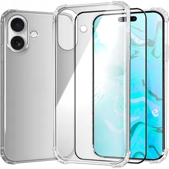 Pouzdro na mobilní telefon Zadní Kryt Hello Case pro Apple iPhone 16, bezbarvé