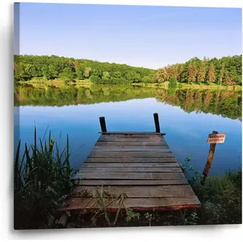 Obraz Sablio Obraz Molo na jezeře - 50x50 cm