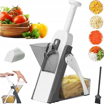 Kráječ zeleniny Sekáček na zeleniny a ovoce z nerezové oceli s vyměnitelnými noži