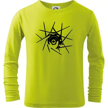 Dětská móda Cyclo výplet - Triko dětské Long Sleeve - 134 cm/8 let ( Limetková )