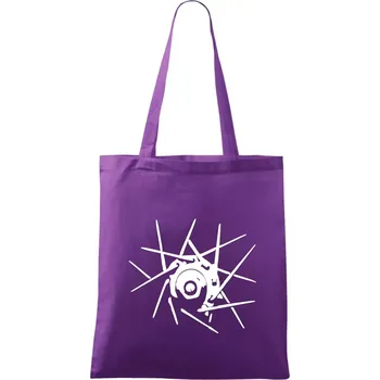 Cyclo výplet - Taška bavlněná - 42 x 38 cm ( Fialová )