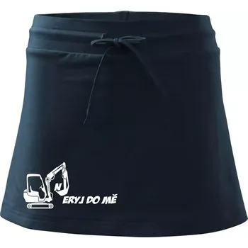 Dámská sukně Neryj do mě - Sportovní sukně - two in one - XL ( Námořní modrá (velmi tmavá - téměř černá) )