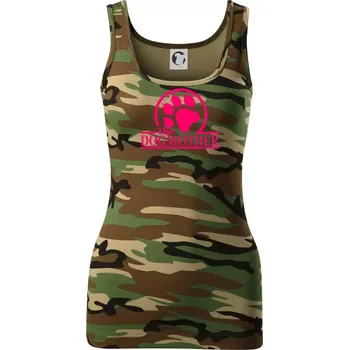 Dogmother - Dámské Maskáčové tílko - XS ( Hnědý maskáč )