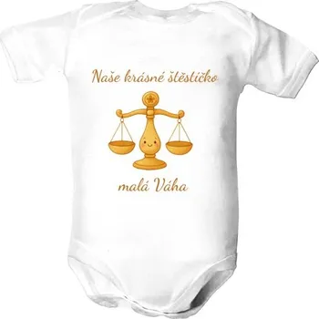 Kojenecký body Dětské body s potiskem Zvěrokruh pro nejmenší - malé Váhy dětské