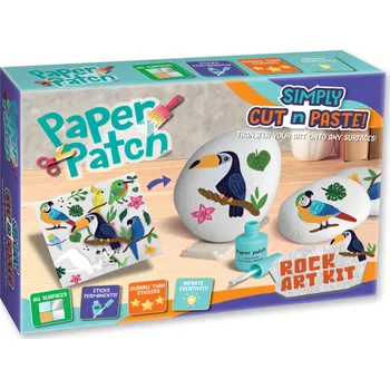 kreativní sada Kreativní sada pro děti na decoupage Strigo ,,Paper Patch" Kameny