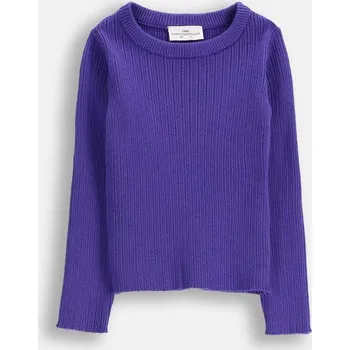 Dámský svetr Dívčí svetr fialový klasický svetřík velikost 122 Coccodrillo ZC5