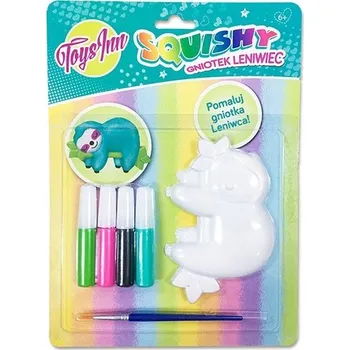 kreativní sada Mačkací Hračka Toys Inn Líný Squishy k vymalování