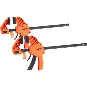 Dílna Vevor Svorky na dřevo 2 ks, 30.48 cm, jednoruční, nosnost 154 kg